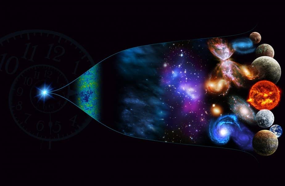 Image scientifique du Big Bang à la naissance de l'univers